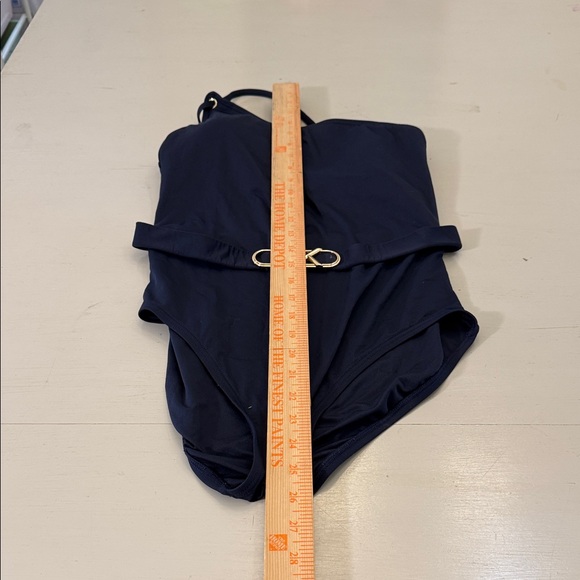 Michael Michael Kors Women's Embellished One-Shoulder One-Piece Size 12 - Picture 3 of 8